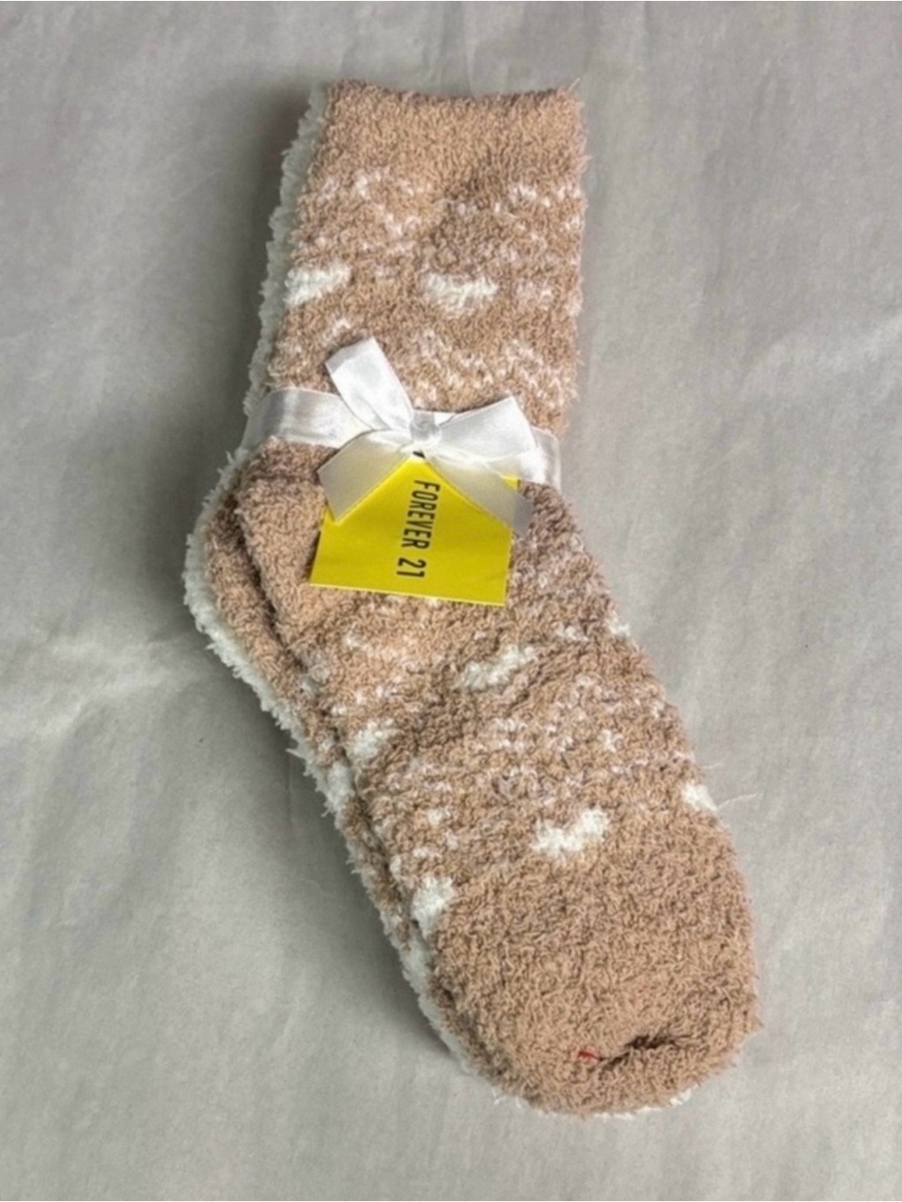 New Forever 21 Socks Women’s 3 Pair Casual Soft Warm Fuzzy Cozy Plush Socks